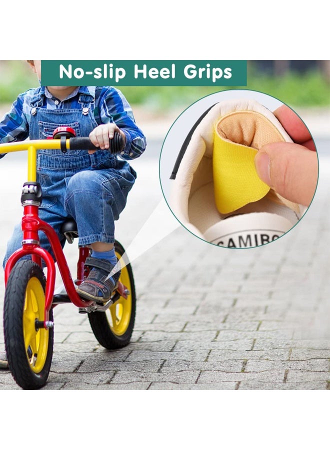 3 Pairs (6pcs) 6mm Self,Adhesive Heel Grips for Kids,Soft Cushion Pads for Shoes Too Big, Prevents Blisters (Girls & Boys) - Image 3