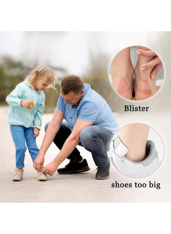 3 Pairs (6pcs) 6mm Self,Adhesive Heel Grips for Kids,Soft Cushion Pads for Shoes Too Big, Prevents Blisters (Girls & Boys) - Image 2