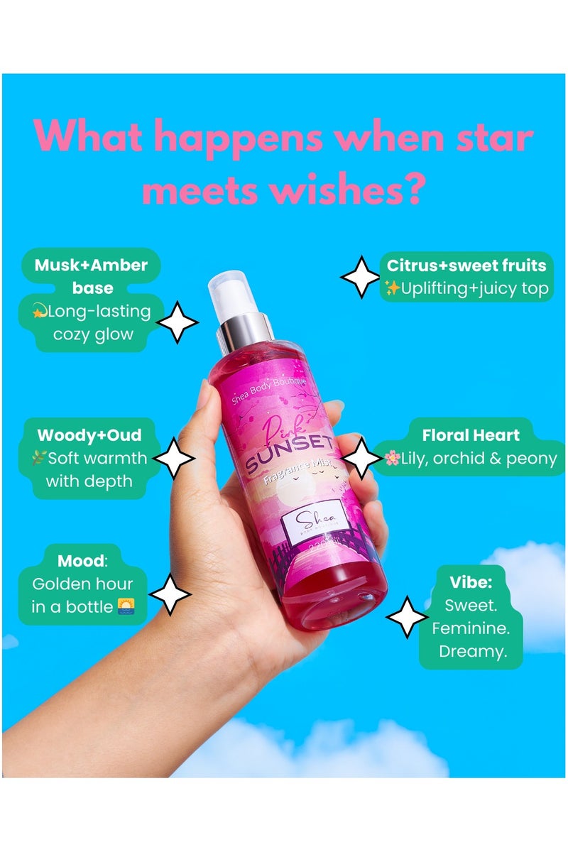 Shea Body Boutique  pink sun set body mist - Image 3