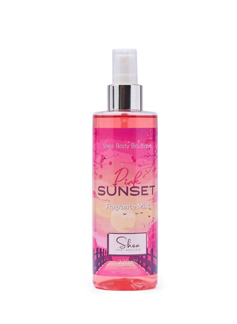 Shea Body Boutique  pink sun set body mist - Image 1