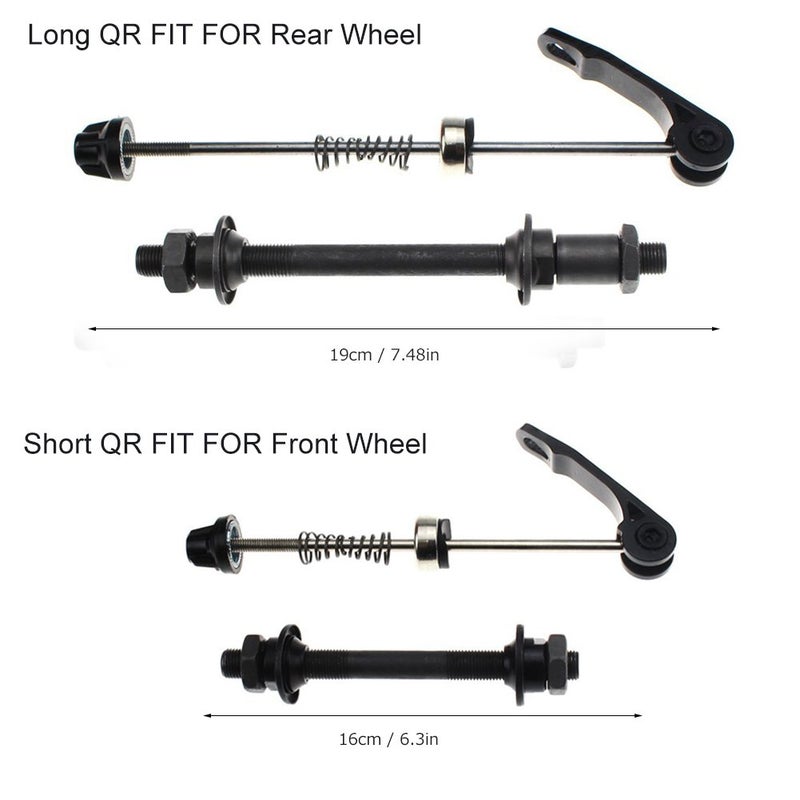 CYSKY Bike Axle CYSKY Quick Release Skewer Front Rear Bicycle Axle Wheel Hub Fit for Road Bike, Mountain Bike, MTB, BMX (1 Pair) - Image 3