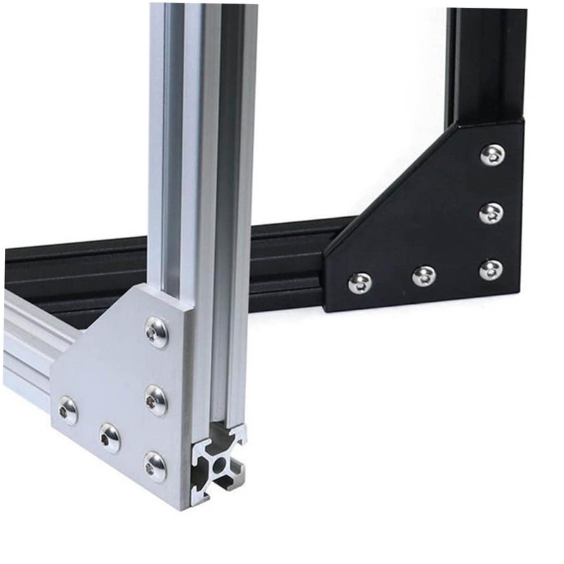Sturdy 5 Hole L Shaped Aluminum Connector Plate For 2020 Series Extrusion Profiles - Image 4