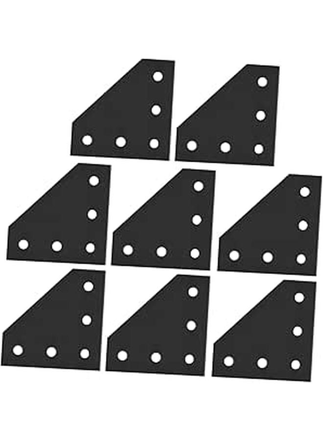 Sturdy 5 Hole L Shaped Aluminum Connector Plate For 2020 Series Extrusion Profiles - Image 1
