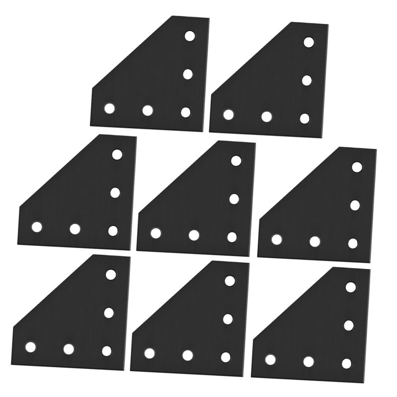 Sturdy 5 Hole L Shaped Aluminum Connector Plate For 2020 Series Extrusion Profiles - Image 2