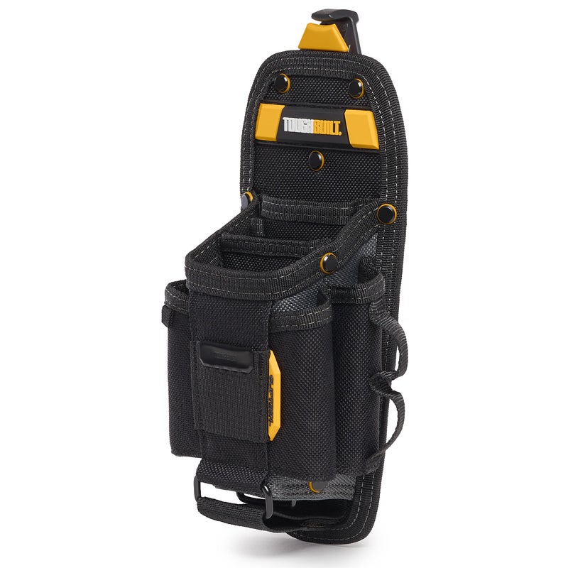 TOUGHBUILT حقيبة فني TOUGHBUILT TOU-CT-36-L7 بسبع جيوب، سوداء، S - Image 3