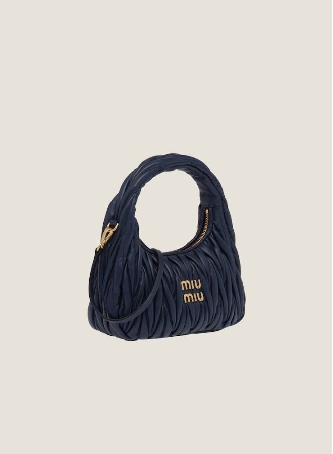 Miu Miu MIU Wander nappa leather hobo Shoulder Bag - Image 2