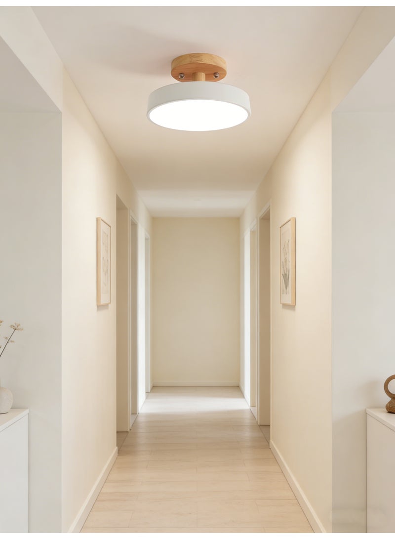 White LED ceiling light, suitable for hallways and bedrooms, 13W - Image 3