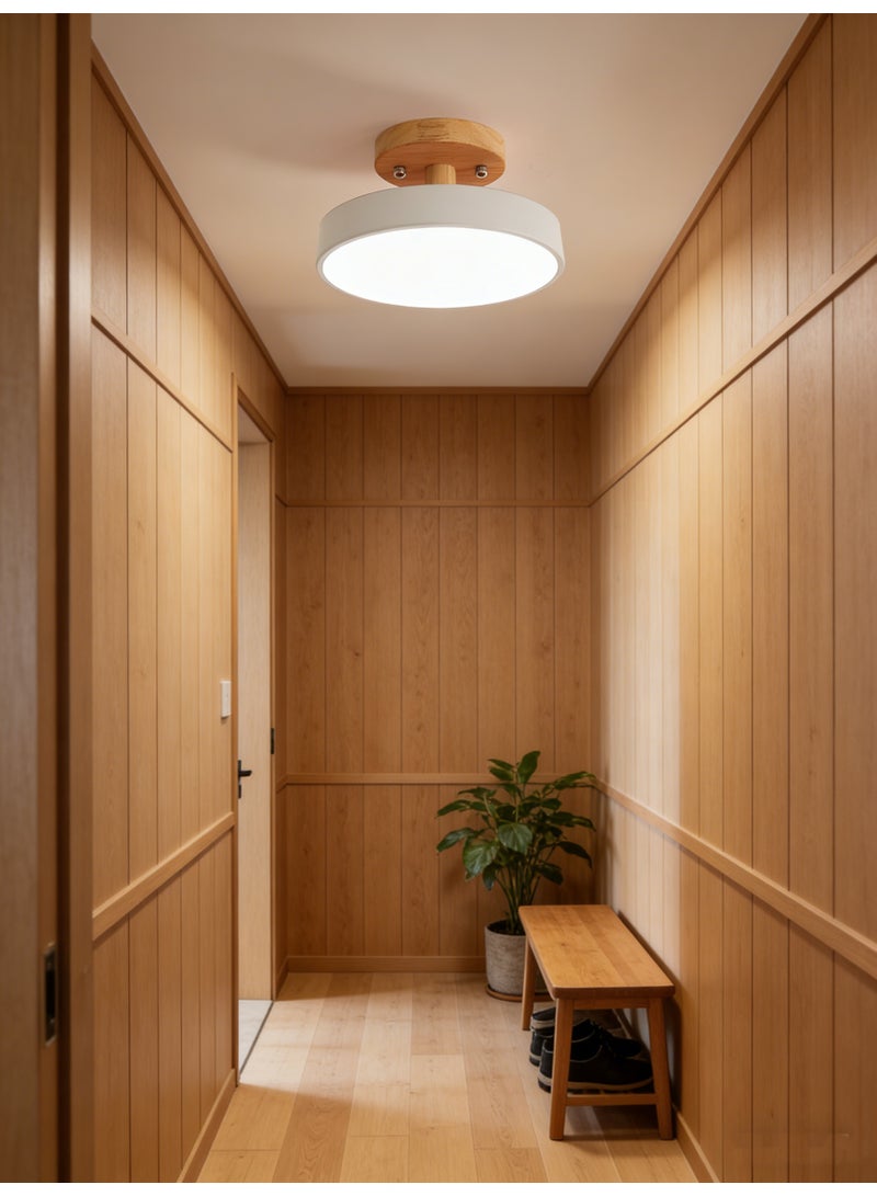 White LED ceiling light, suitable for hallways and bedrooms, 13W - Image 4
