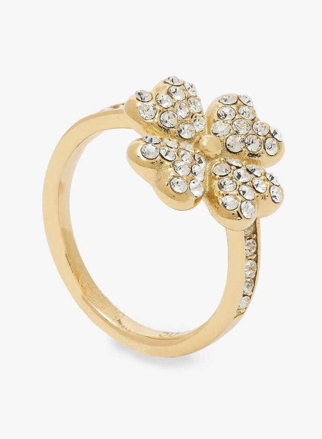 GUESS Lucky Charm Pave Ring - Image 4