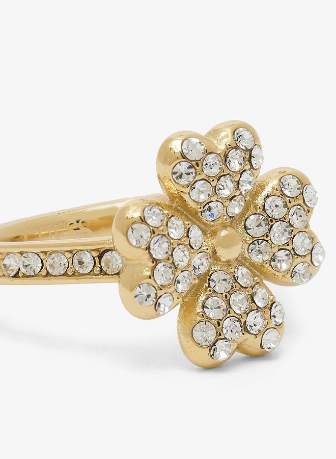 GUESS Lucky Charm Pave Ring - Image 5