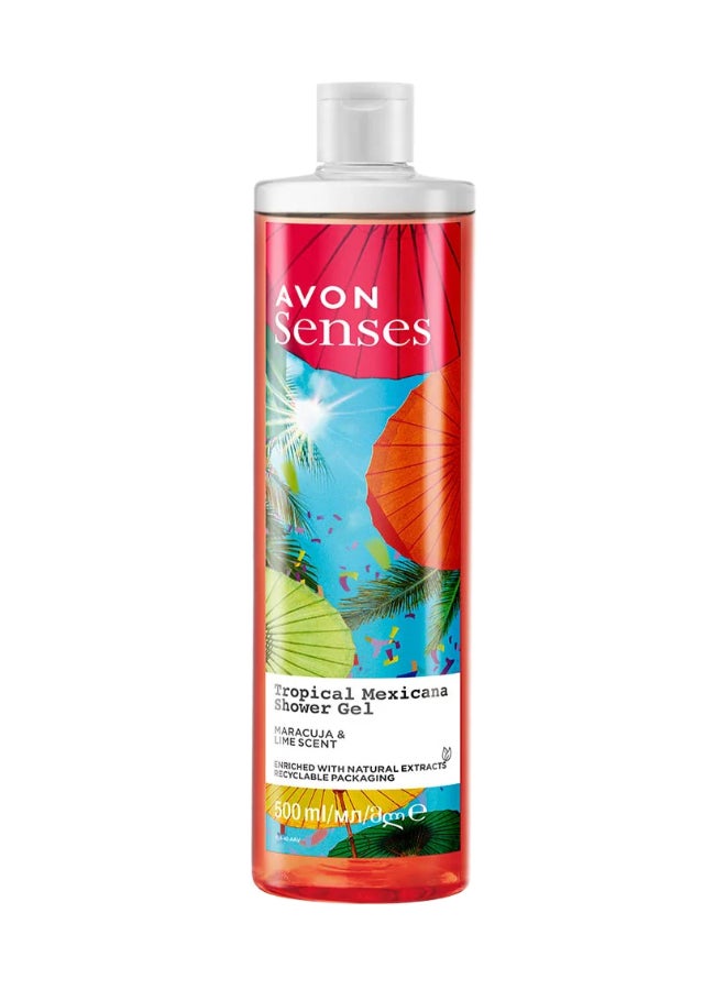 AVON Senses Tropical Mexicana Shower Gel - 500Ml 500ml - Image 1
