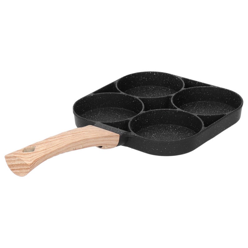 4Hole Frying Pot NonStick Egg Pancake Cooking Pan Cookware For Induction Gas Cooker - Image 3