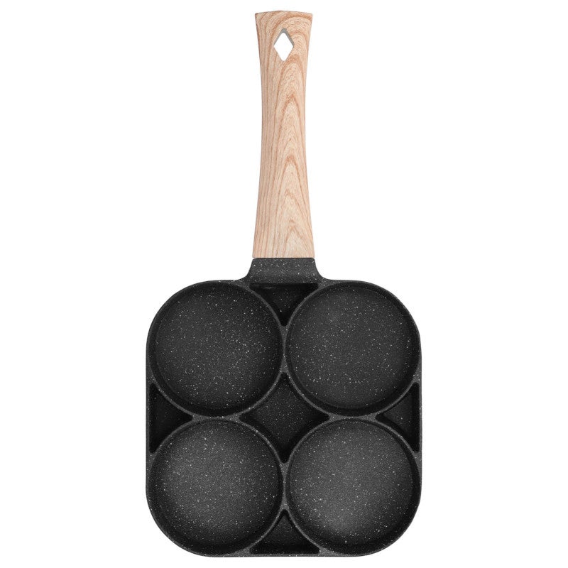 4Hole Frying Pot NonStick Egg Pancake Cooking Pan Cookware For Induction Gas Cooker - Image 2