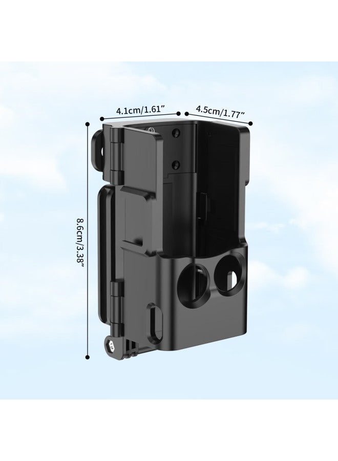 Youfes Compatible Magnetic Expansion Frame For Dji Pocket 3 With Dual-clamp Interface, Multifunctional Adapter, Dji Action Camera Protective Frame With Cold Shoe Mount, Pocket 3 Accessory
