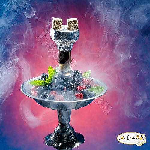 bonballoon Egyptian Stainless Metal Nargila Sheesha Shisha Tray Hookah 7.4" Plate Tray - Image 5