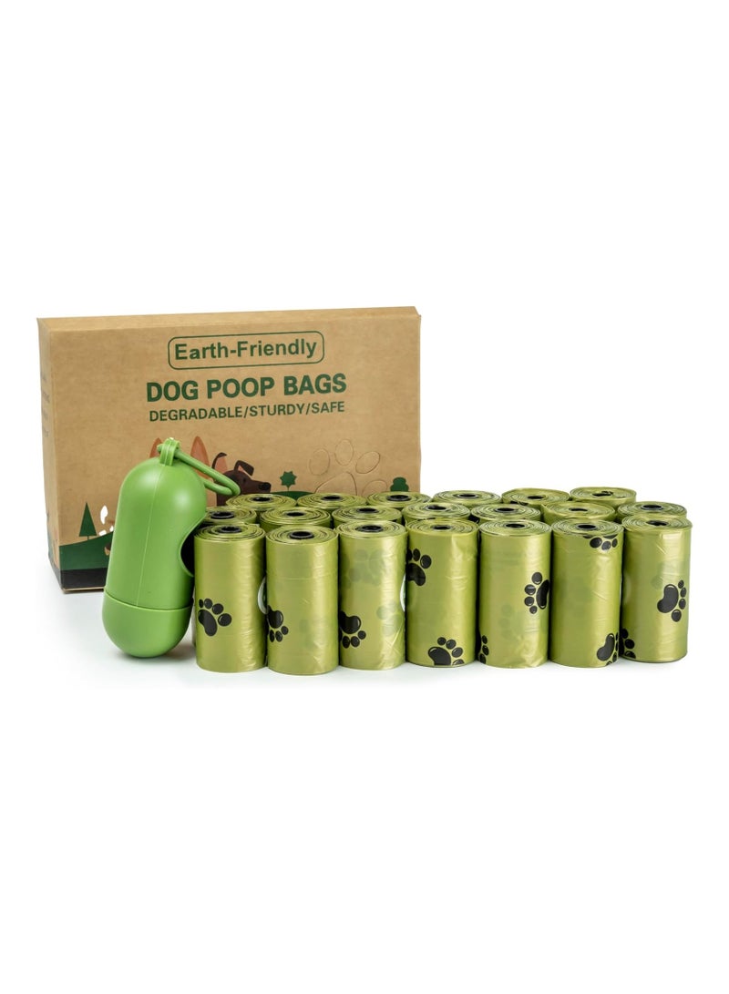 Cuisine Art Dog Bags Pet Supplies for Dogs 20 Rolls, 300pcs, including 1 Green Adjustable Dispenser. Extra Thick and Strong, 100% Leak Proof, Biodegradable Waste Bag - Image 5