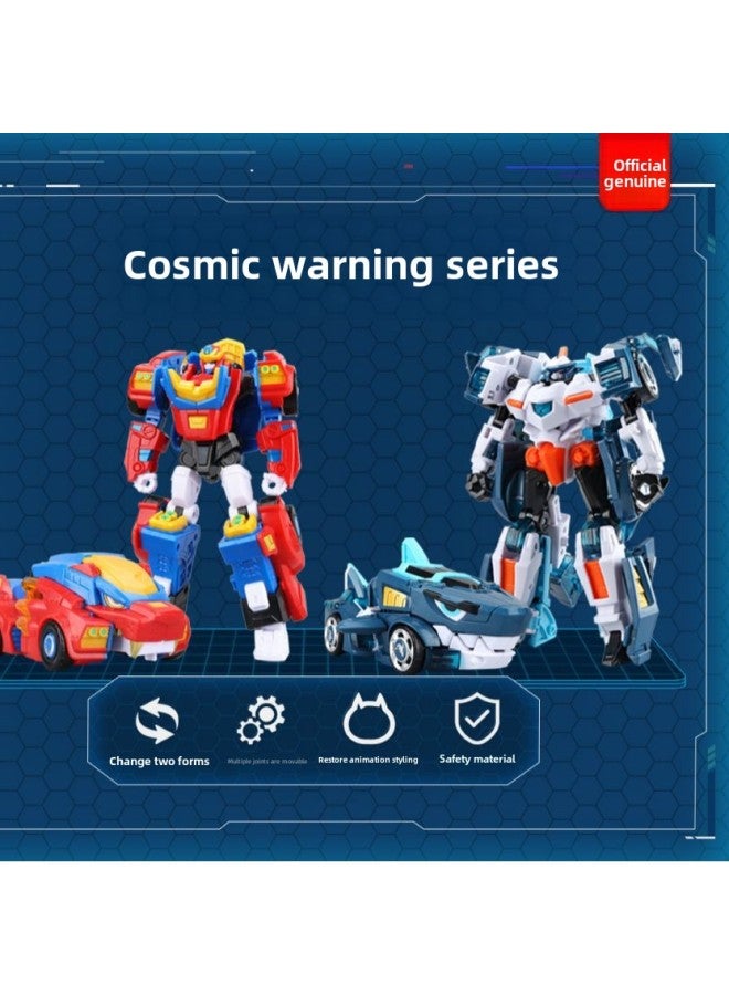 لعبة التحول العميل الصغير هدية للأولاد Madness Lion King Mecha Fusion Dinosaur Super Beast King Power ثلاثة في واحد اللون: The Rhino King Xiao Ao The Beast King Mecha - Image 3