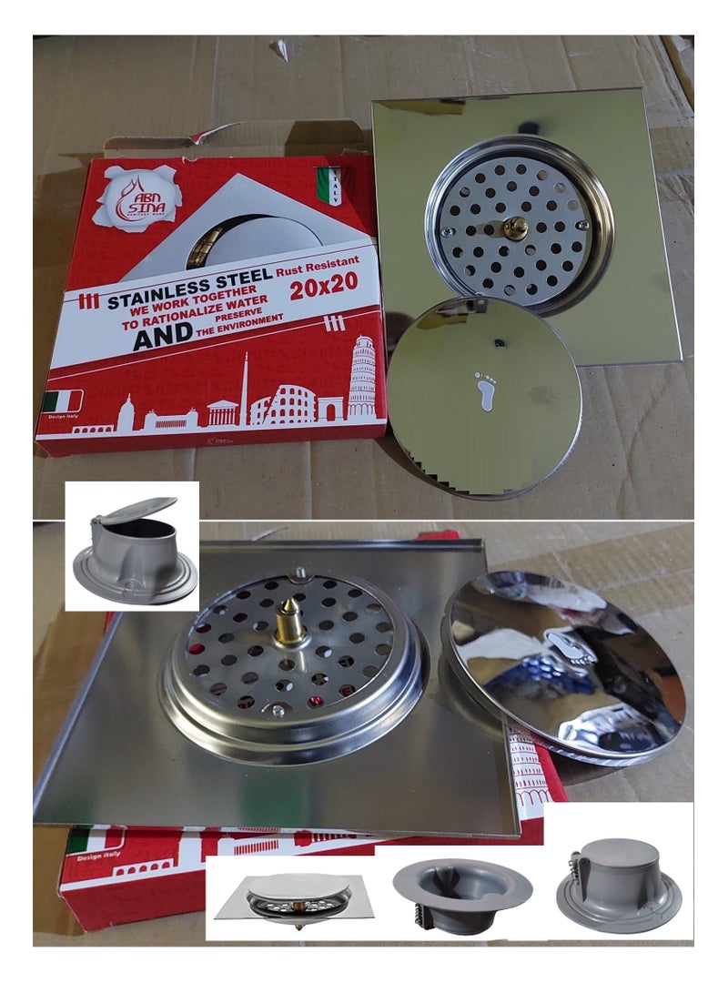 غطا بيبة 20سم فى 20سم مع مانع ريحة والحشرات - Image 2