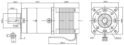 STEPPERONLINE 47:1 Planetary Gearbox Nema 23 Stepper Motor 2.8A for DIY CNC Mill Lathe Router - Image 3
