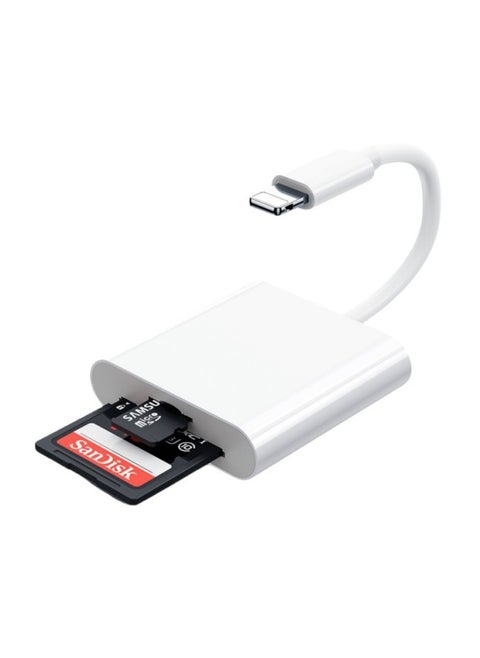 Type-C To SD/TF Card Reader For Apple Android Camera Support OTG High-speed Conversion Plug And Play-Color:Pingqin Dual-port Card Reader (sd+tf) Pearlescent Bag Packaging