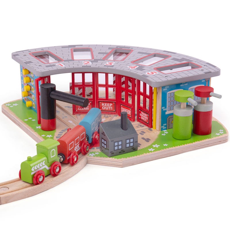 BIGJIGS 5 Way Engine Shed Bjt192