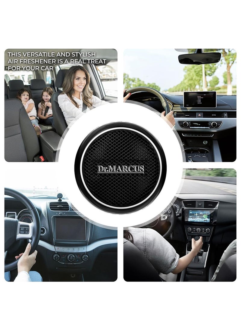 Dr.MARCUS Dr. Marcus Car Air Freshener – Premium Grapefruit Scent, Regulated Vent Clip Design for Long-Lasting Freshness, Stylish Black Compact Air Freshener for Cars, Eliminates Odors and Enhances Driving Experience  - Image 4