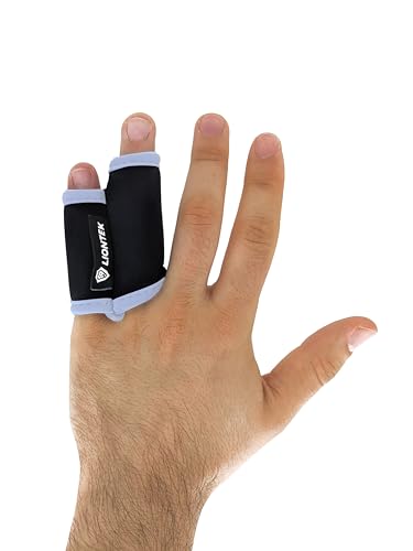 LIONTEK BJJ Outer Double Finger Sleeve Tape Replacement (Pinky-ring/Pointer-middle finger) (X-Small) - Image 1
