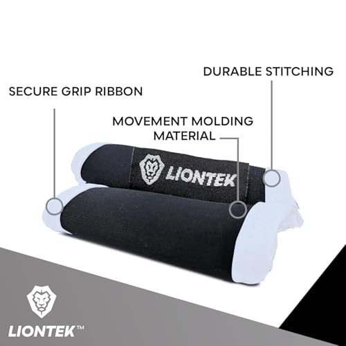 LIONTEK BJJ Outer Double Finger Sleeve Tape Replacement (Pinky-ring/Pointer-middle finger) (X-Small) - Image 5