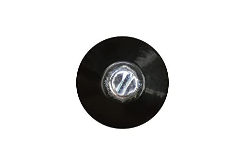 Shepherd Hardware زلاجات الأثاث ذات الساق الملولبة من شيفرد هاردوير 9444 بحجم 1-1/4 بوصة، قطر الساق 5/16 بوصة، قاعدة فينولية، عبوة 4، أسود - Image 4