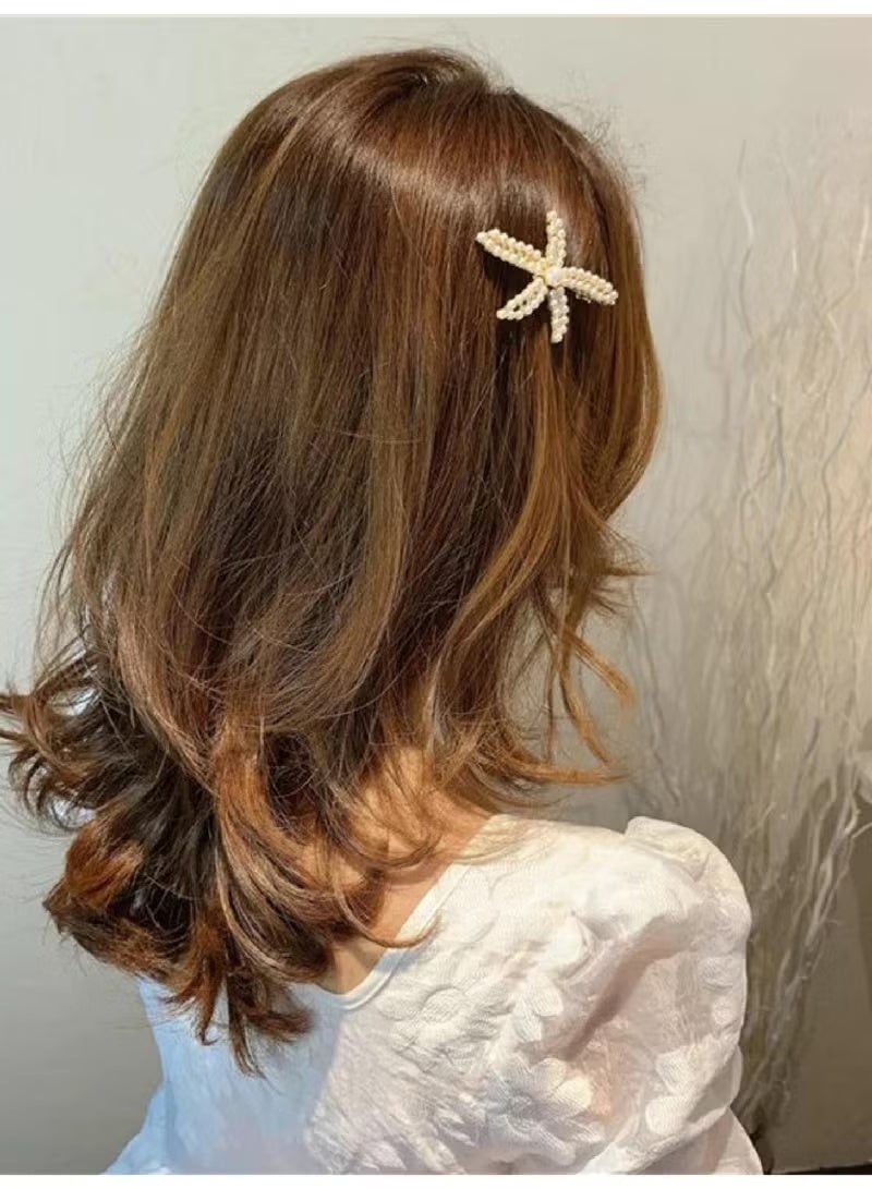7Pcs elegant ladies’ hair accessories featuring floral square-shaped dresses are very beautiful. Luxurious hair clips and charming white hairpins. - Image 3