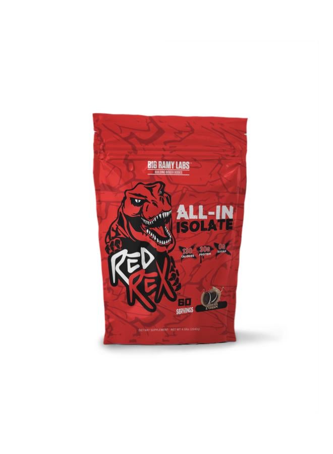 ريد ريكس بروتين معزول متكامل بنكهة الكوكيز والكريمة