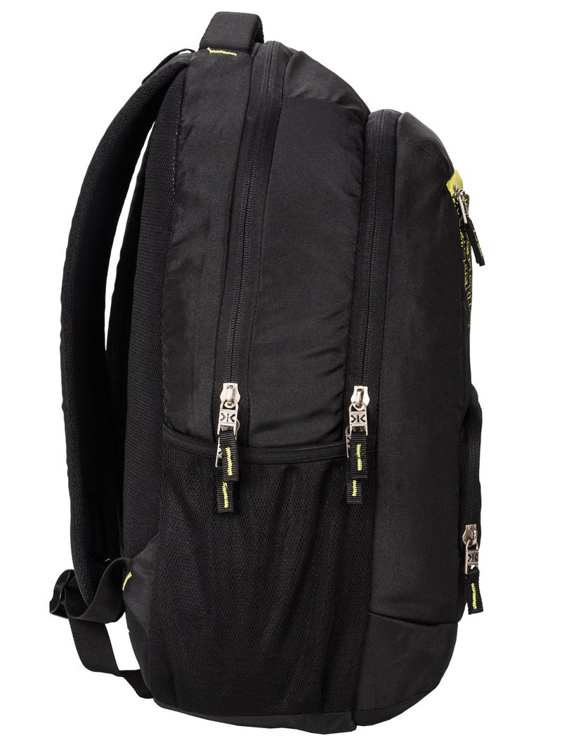Killer Houston 36L Large Laptop Backpack with 2 Compartments Black Polyester Trendy Waterproof Travel Backpack - Image 2