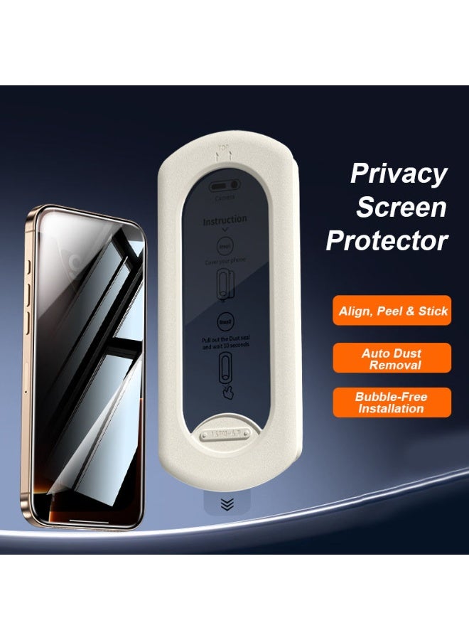 2 in 1 Set HD Tempered Glass Screen Protector with Dust Free Chamber Installation Tool for Apple iPhone 15 PROMAX 6.7 Inch Apple iPhone Screen Protector - Image 5