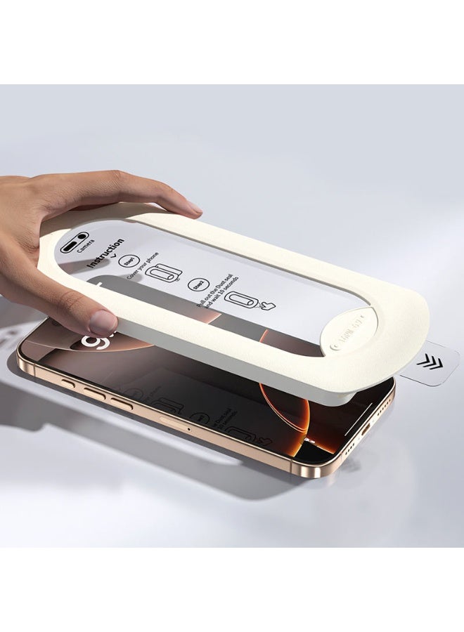 2 in 1 Set HD Tempered Glass Screen Protector with Dust Free Chamber Installation Tool for Apple iPhone 15 PROMAX 6.7 Inch Apple iPhone Screen Protector - Image 1