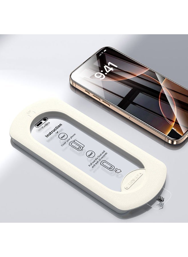 2 in 1 Set HD Tempered Glass Screen Protector with Dust Free Chamber Installation Tool for Apple iPhone 15 PROMAX 6.7 Inch Apple iPhone Screen Protector - Image 5