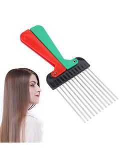 Afro Hair Comb Afro Comb Plastic Hair Pick Comb Wide Tooth Comb Detangling Hair Comb For Curly Hair Wet Dry Hair Afro Pick Hair Comb Mens Styling Comb Anti Static Hair Brush Wig Braid Comb
