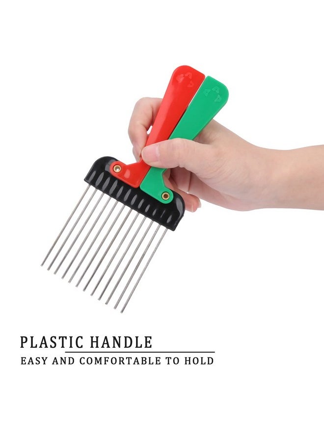Brrnoo - Afro Hair Comb Afro Comb Plastic Hair Pick Comb Wide Tooth Comb Detangling Hair Comb For Curly Hair Wet Dry Hair Afro Pick Hair Comb Mens Styling Comb Anti Static Hair Brush Wig Braid Comb - Image 1