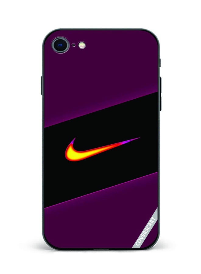 COVERSCART Protective Case Cover For Apple iPhone SE 2020 Nike Design Multicolour