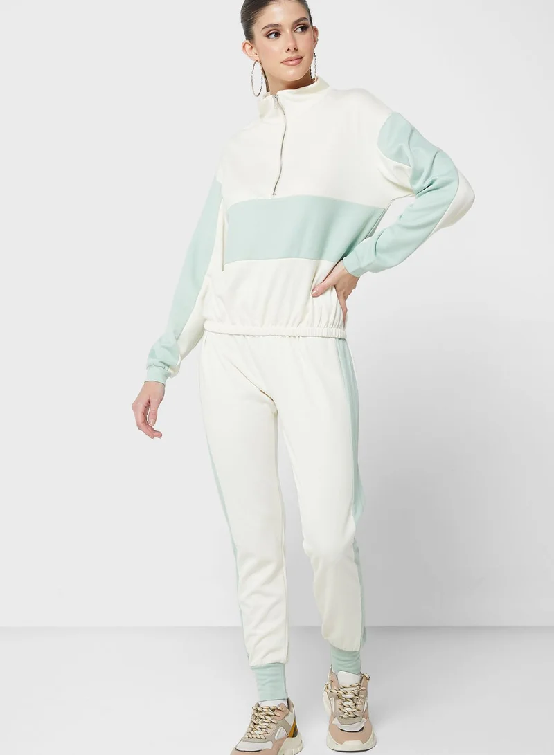 Ginger Color Block Jogger Set