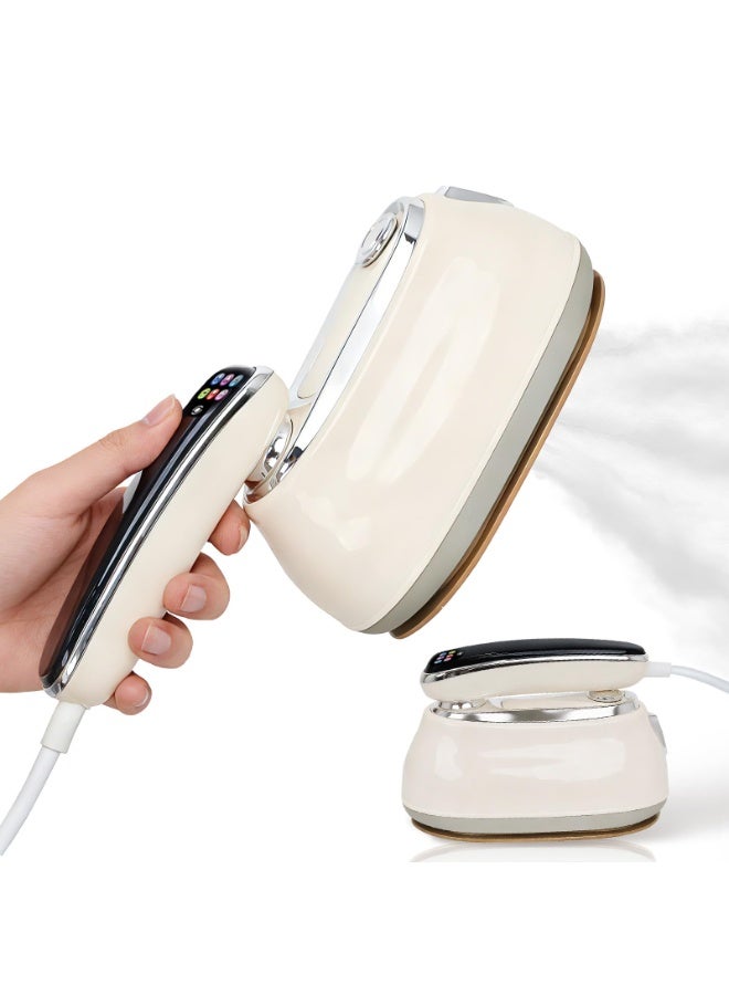 HUMJO Portable Handheld Electric Iron,Mini Garment Steamer,Fast Heating,Multiple Ironing Modes Smart Touchscreen, Simple Operation for Home Dorm&Travel Essential - Image 1
