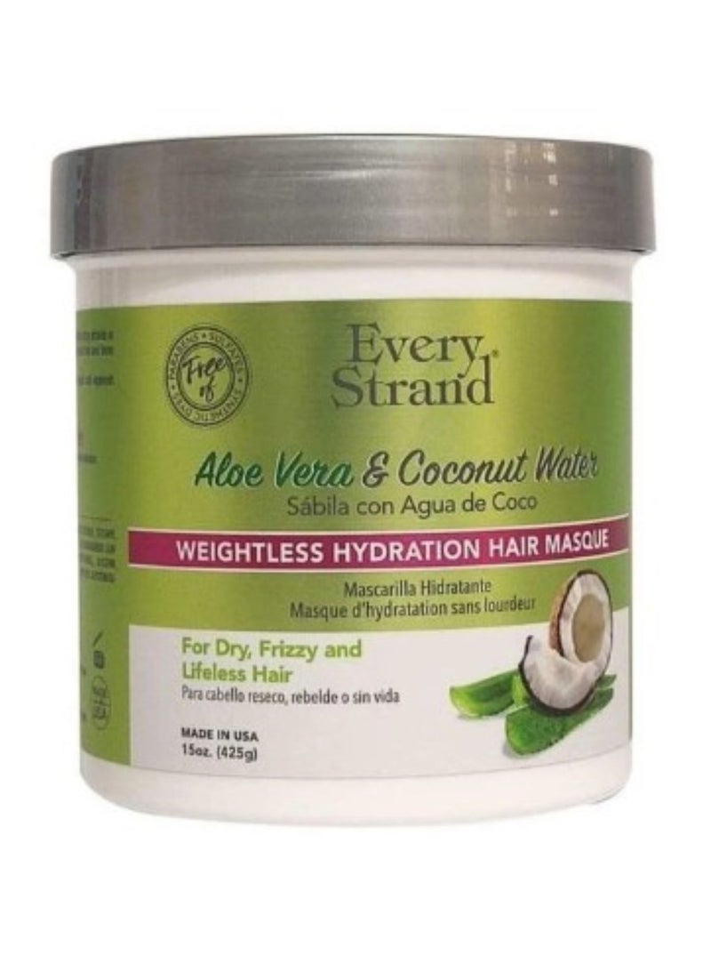 Every strand Aloe Vera And Coconut Water weightless Hydration hair Masque 425G