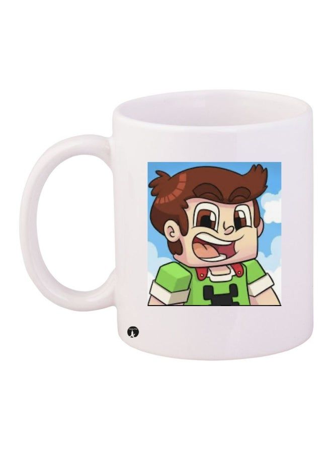 RKN Printed Ceramic Coffee Mug  350ml - Image 1