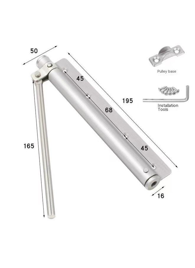 Generic Screen Door Closer, Heavy Duty Automatic Door Closer, Safety Spring Door Closer for Storm Door, Steel Door Closer with Adjustable Closing Speed  - Image 2