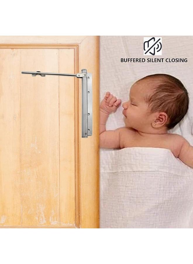Generic Screen Door Closer, Heavy Duty Automatic Door Closer, Safety Spring Door Closer for Storm Door, Steel Door Closer with Adjustable Closing Speed  - Image 4