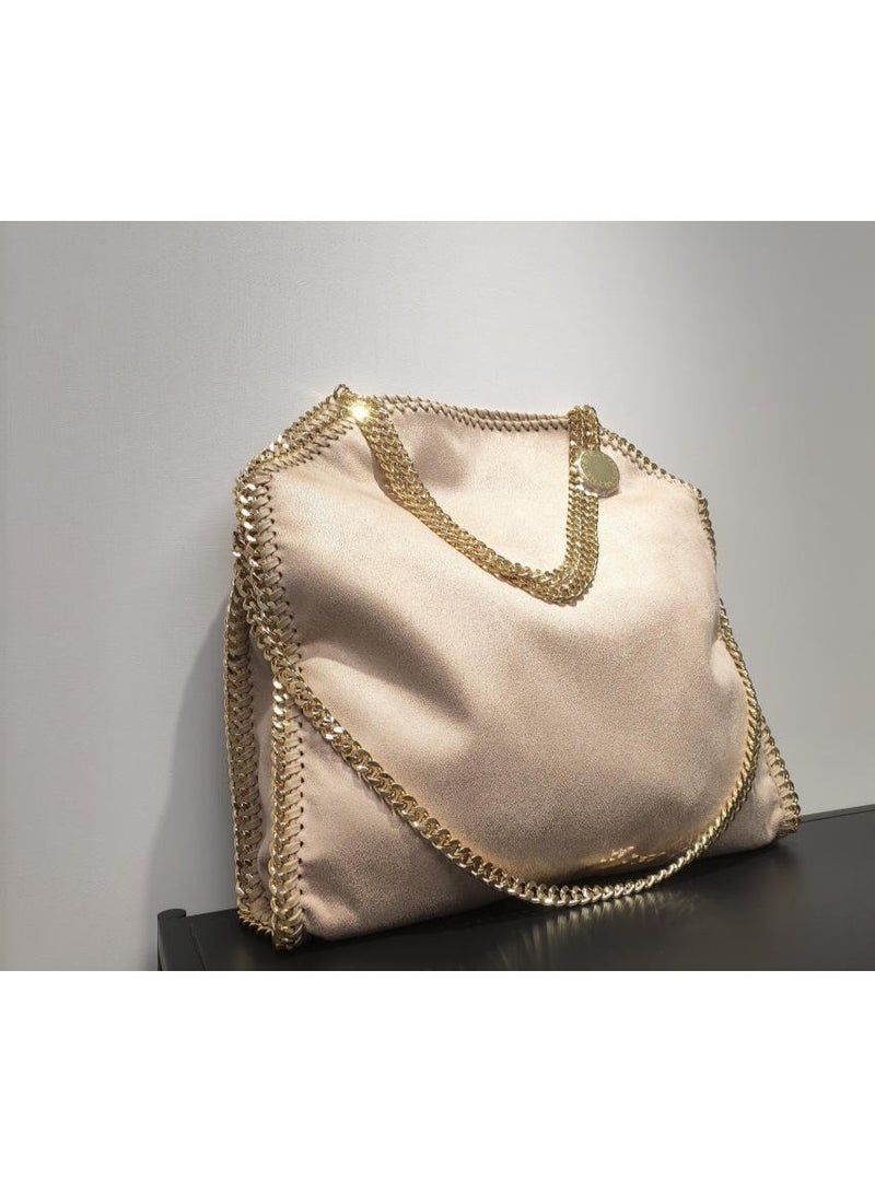stella falabella chain Fold-Over LARGE size tote bag - Image 2