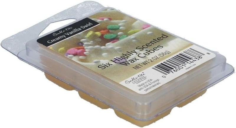 CANDLE-LITE Candle Lite Wax Cubes Creamy Vanilla Swirl Scented Candle, 56 G - Image 2