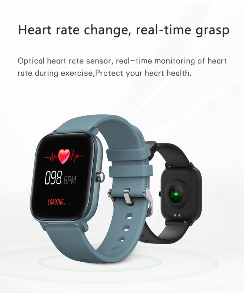 Smartwatch: 1.4 Inch Full-Touch Square Screen - 170mAh Large Battery 7-Day Usage IP67 Waterproof Fitness Tracker for Daily Health Monitoring Sports Enthusiasts - Image 5