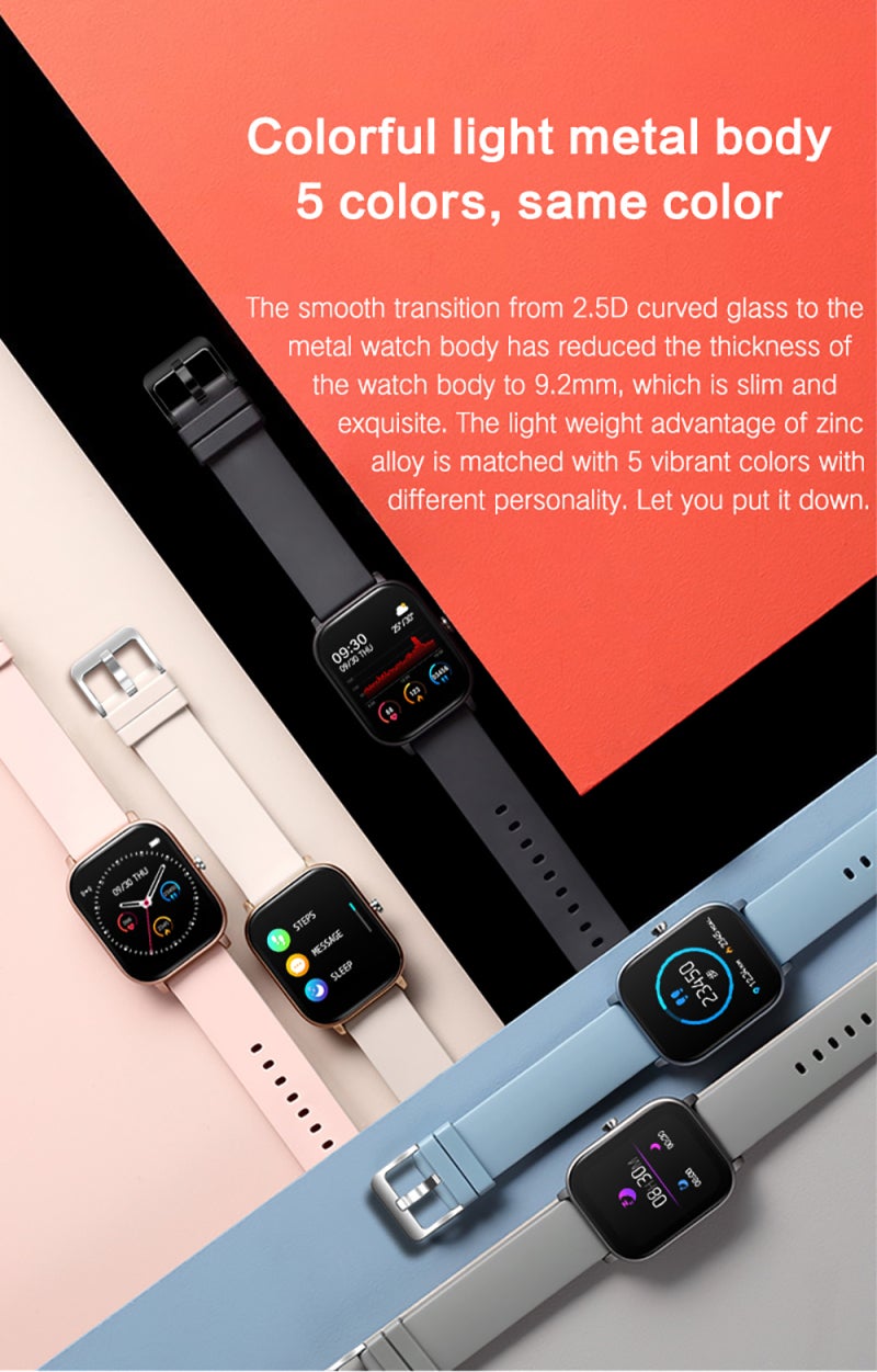 Smartwatch: 1.4 Inch Full-Touch Square Screen - 170mAh Large Battery 7-Day Usage IP67 Waterproof Fitness Tracker for Daily Health Monitoring Sports Enthusiasts - Image 4