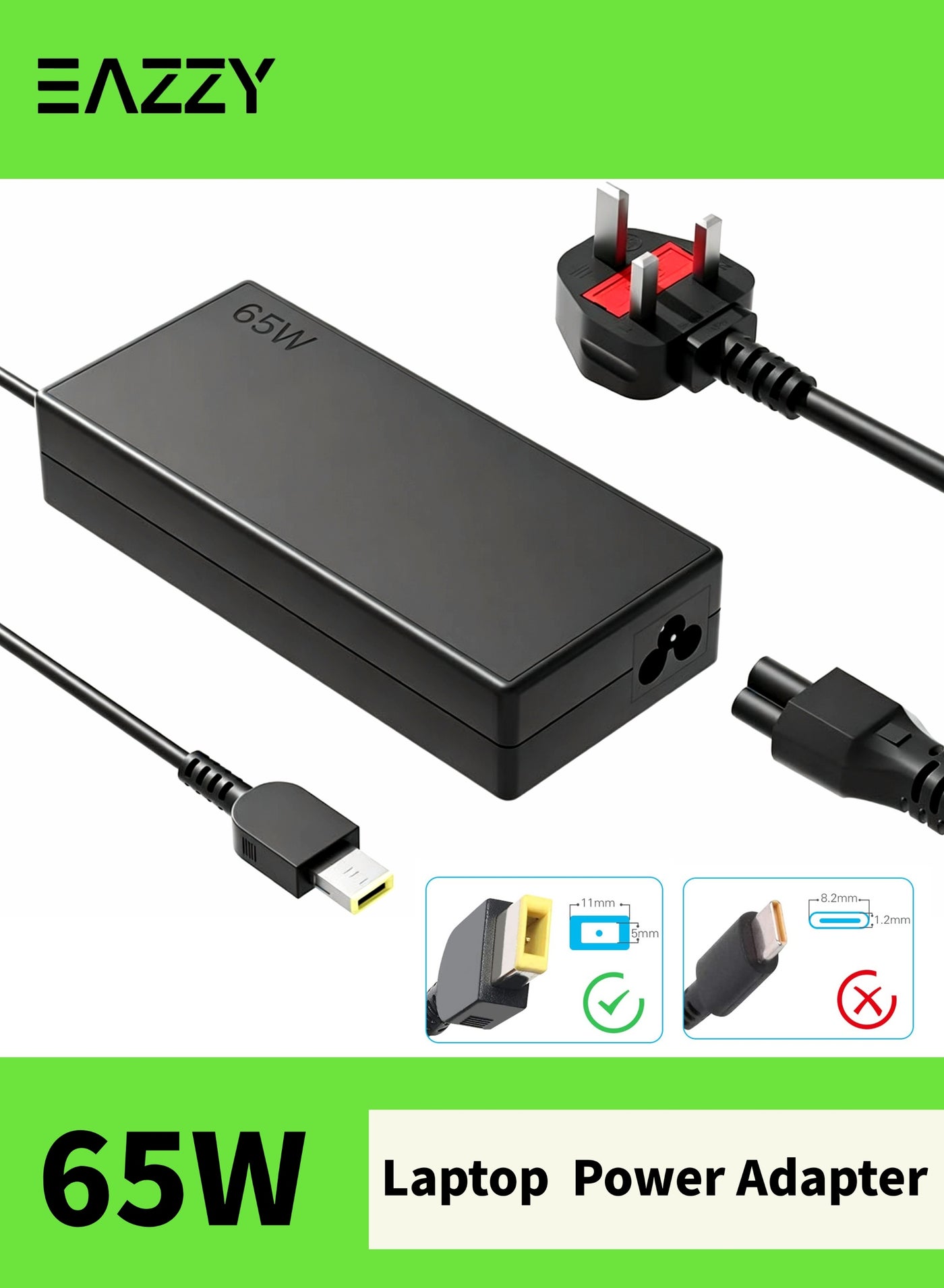 lenovo Lenovo Thinkpad Charger rectangleusbtip 65W