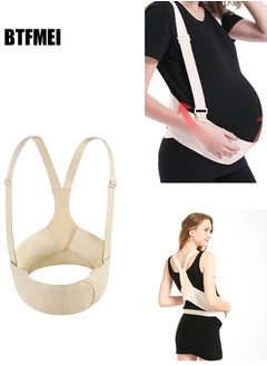 BTFMEI Pregnancy Belly Support Band, Breathable and Adjustable Maternity Belt, Back Support Belly Bands for Pregnant Women Lightweight, Relieve Waist and Back Pain  - Image 2
